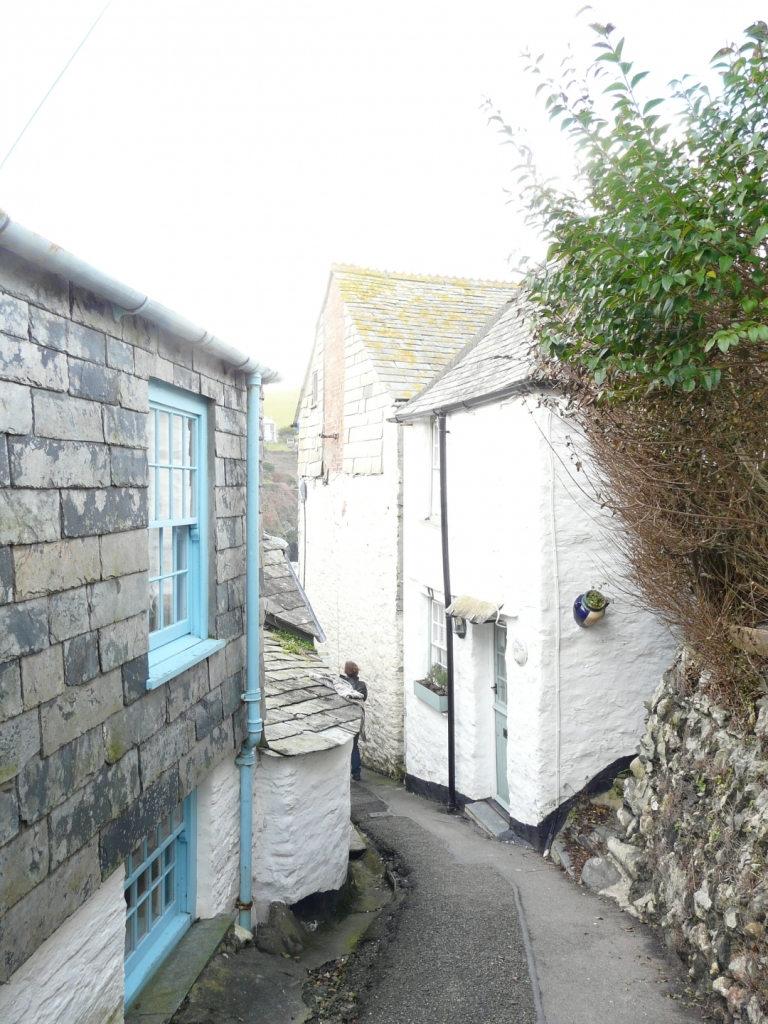 Streets in Port Isaac, Cornwall