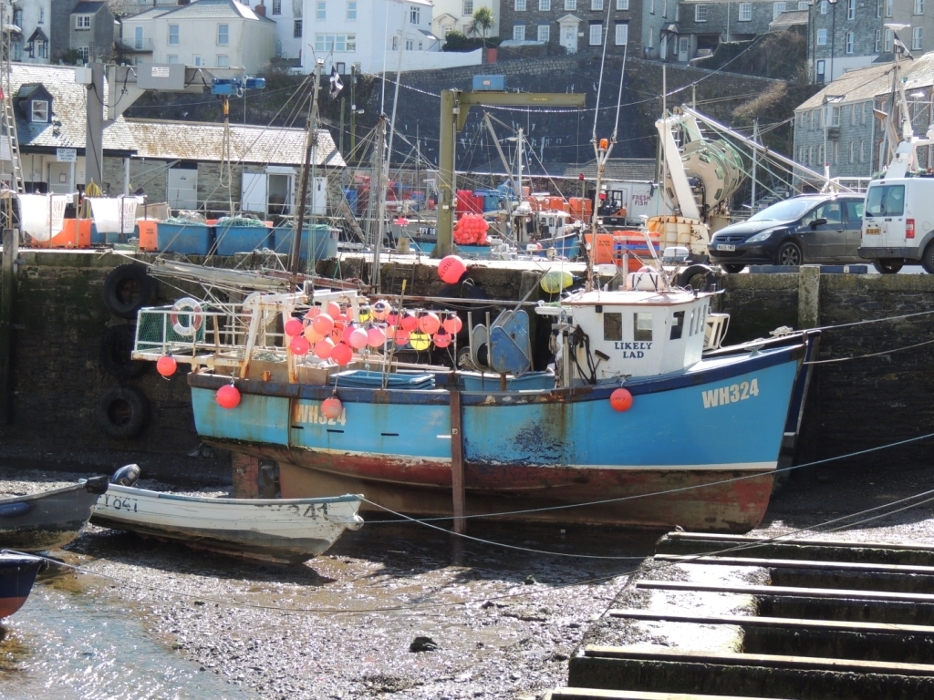 Cornish Fishing Boat, Mevagissey Harbour