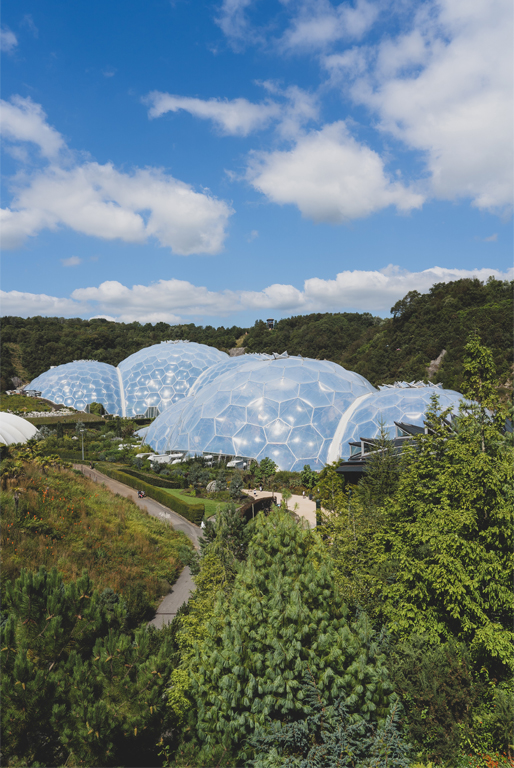 The Biomes at the Eden Project, Cornwall